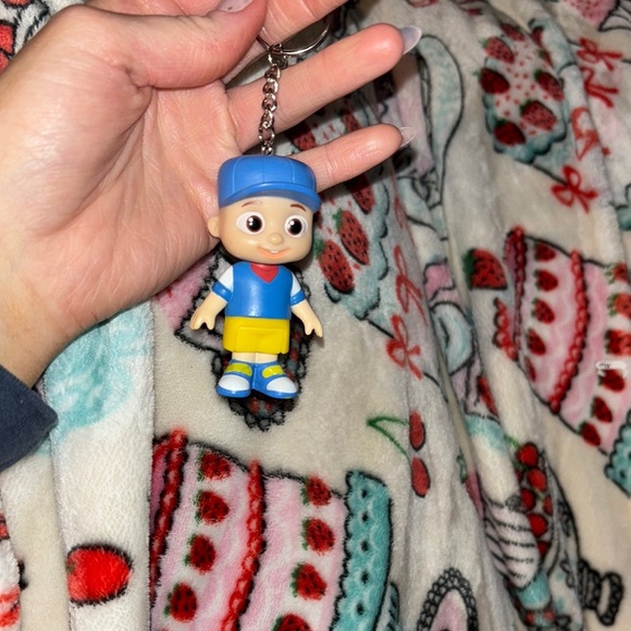 Kids Toy coco melon Keychain with Blue Cap - Picture 1 of 6
